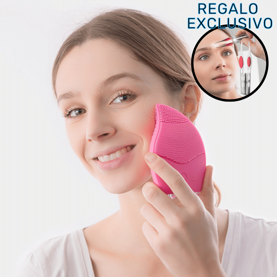 LIMPIADOR MASAJEADOR FACIAL RECARGABLE